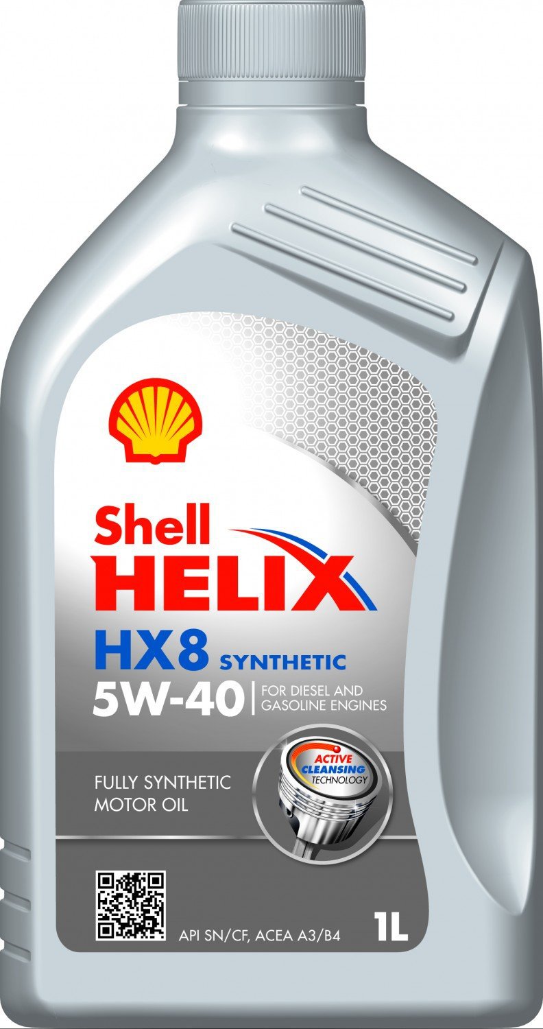 SHELL HX 8-1L Масло авто моторн.    5W40 HELIX HX8   1L  СИНТ.
