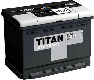 TITAN 6CT-60.0 VL/ST Акб   Свинц./кислот. европ.  60AЧ    STANDART  12V  540A  R+ 