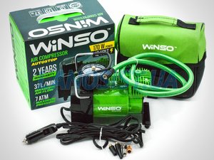 WINSO 123000 Насос для шин   Компрессор + фонарик LED 170W  R16 37L/min 