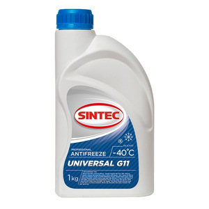 SINTEC 1 antifreeze( с) Антифриз   Синий  1,0кг   SINTEC UNIVERSAL   40 C  G11 