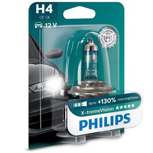 PHILIPS 12342XV -B1 Лампа 12v H4    60/55W +130% blister.  X-tremeVision +130%  1шт!!!