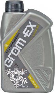 GROM-EX 1 antifreeze Антифриз   Желтый  1,0кг   GROM-EX EXTRA    42 С  G-11 