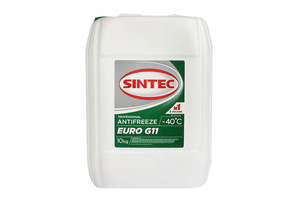SINTEC 10 antifreeze( з) Антифриз   Зелёный 10кг   SINTEC EURO   40 C  G-11 