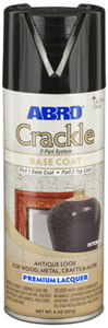 ABRO DP-BC-100BL Краска   Аэр. Декор. Crackle black (база)  Чёрн.