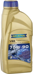 RAVENOL VSG-1L Масло трансмис.   МКПП VSG  75W90 1L GL-4/GL-5  Полностью синтетическое трансмисс. масло